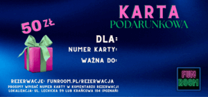 Karta podarunkowa kwota 50zł