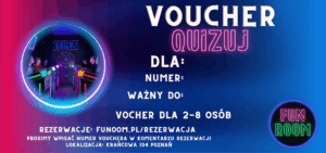 Voucher Quizuj dla 8 osób